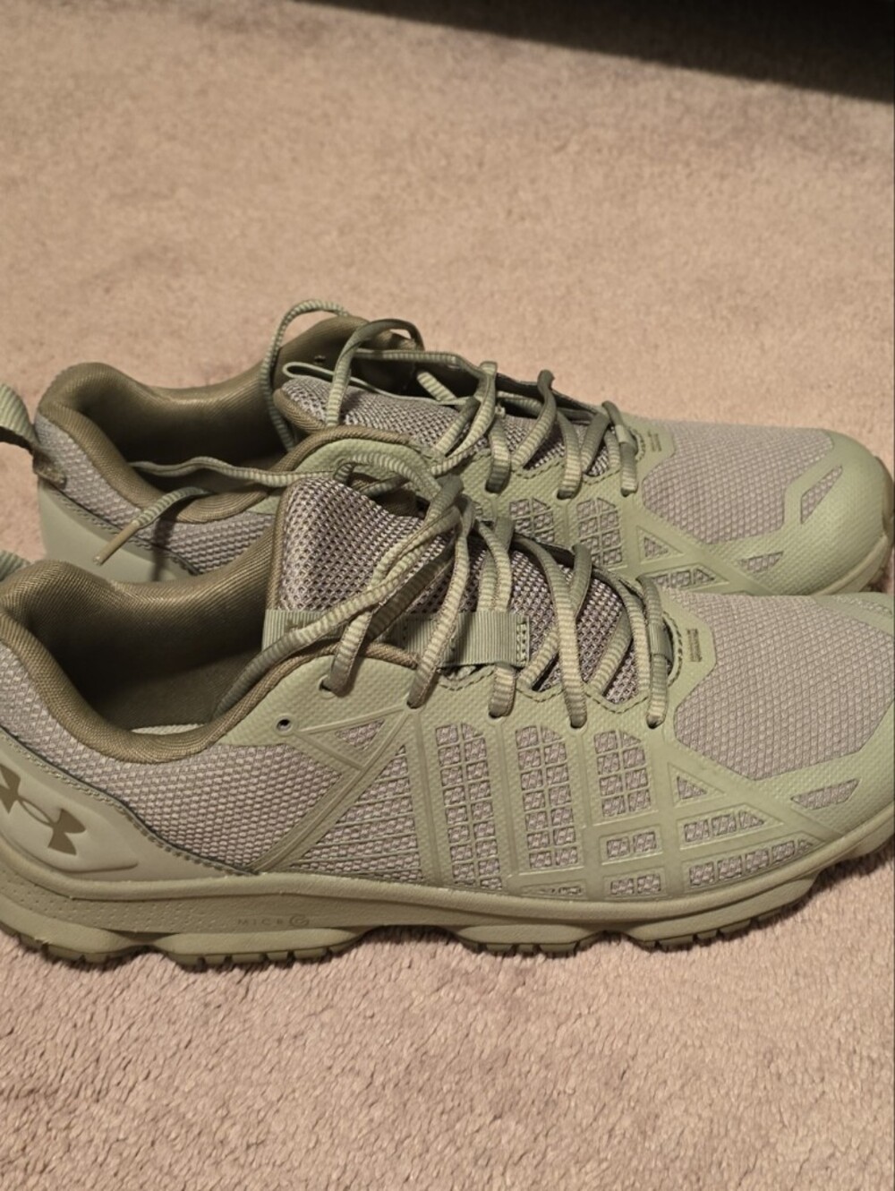 Under Armour Men's Athletic Sneakers in Olive Green